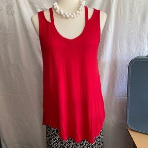 Cute red tank. Soft and flowy. No tag.